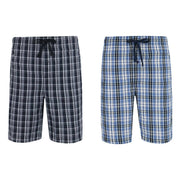 Men's Big and Tall Woven Tagless Plaid Shorts (Pack of 2)