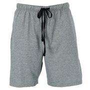 Men's Jersey Knit Cotton Button Fly Pajama Sleep Shorts