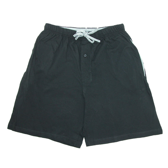 Mens Big & Tall Jersey Knit Cotton Button Fly Pajama Sleep Shorts