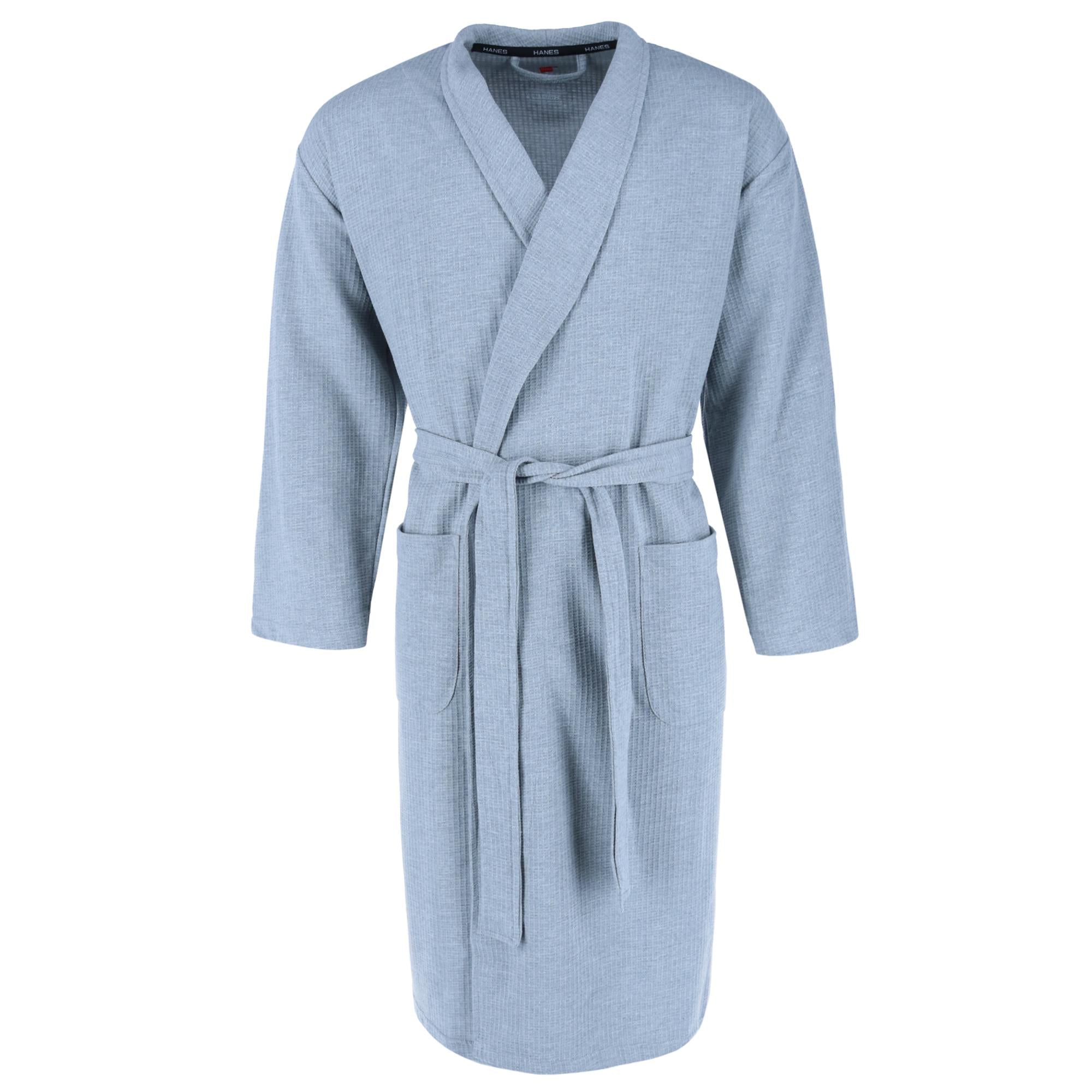 Hanes Men's Waffle Knit Robe - Men's Waffle Knit Robe