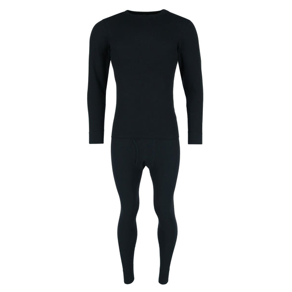 Men's Waffle Weave Thermal Long Underwear Top and Bottom Set