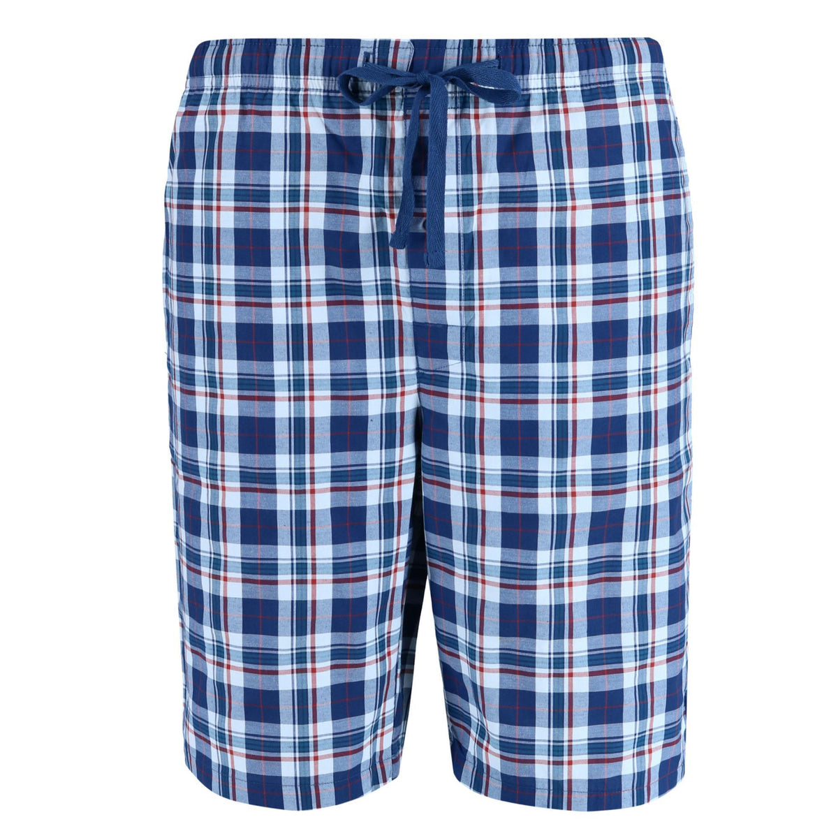Hanes Men's Woven Cotton Pajama Sleep Shorts - Blue