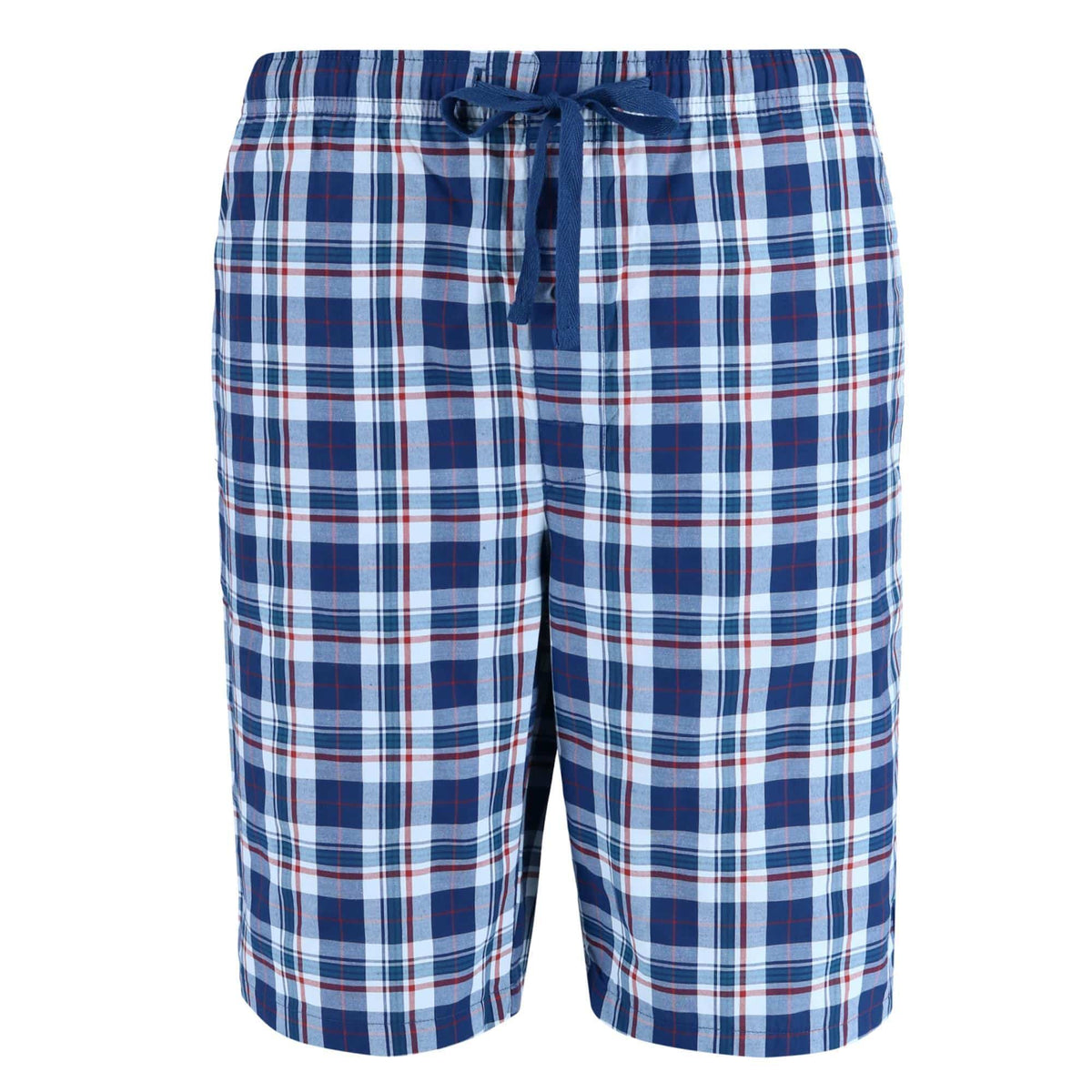 Hanes Men's Woven Cotton Pajama Sleep Shorts - Blue