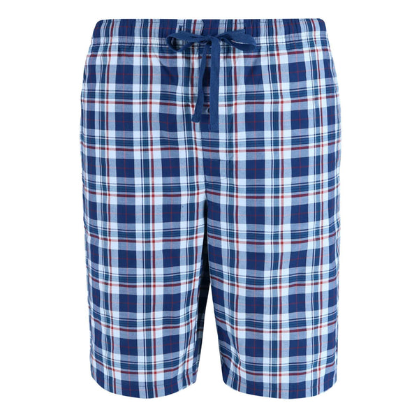 Men's Big and Tall Madras Sleep Pajama Shorts
