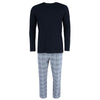 Mens Big & Tall Cotton Long Sleeve Shirt and Flannel Pajama Pants