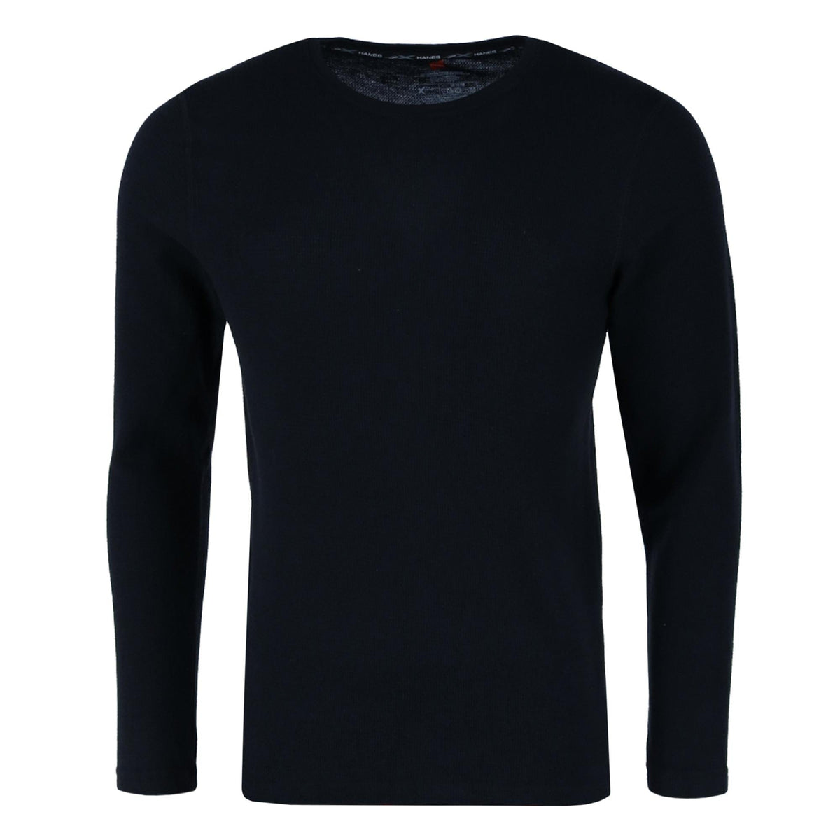 Hanes Men's Big and Tall X Temp Micro Fleece Pajama Set - Black