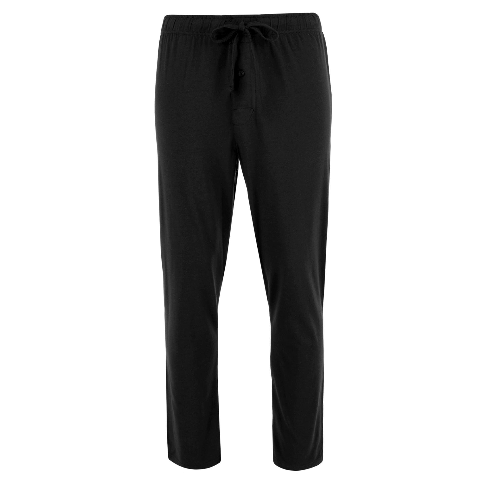 Hanes Men's Two Piece Sleep Set - Black