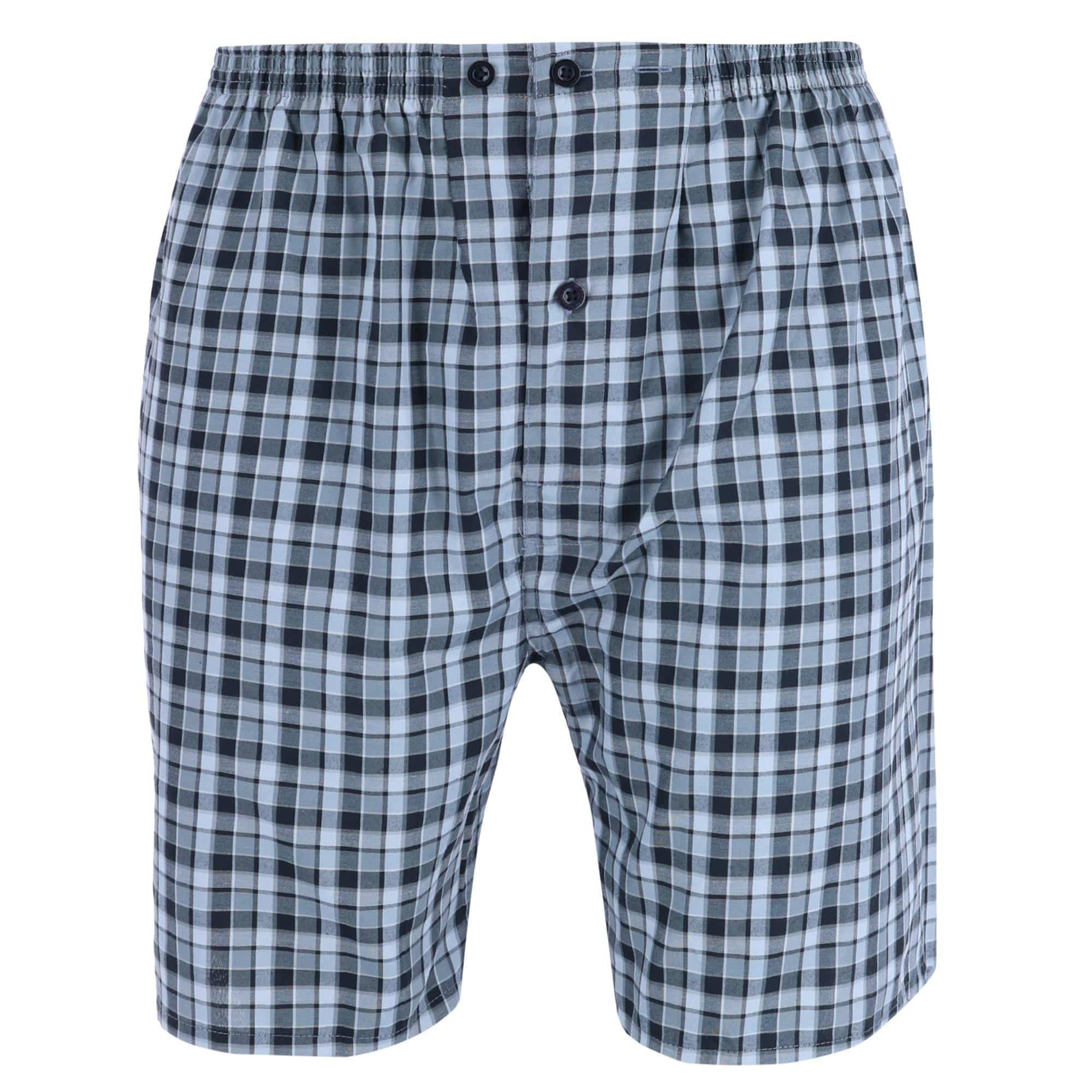Hanes Men's Short Sleeve Short Leg Pajama Set - Black/Grey