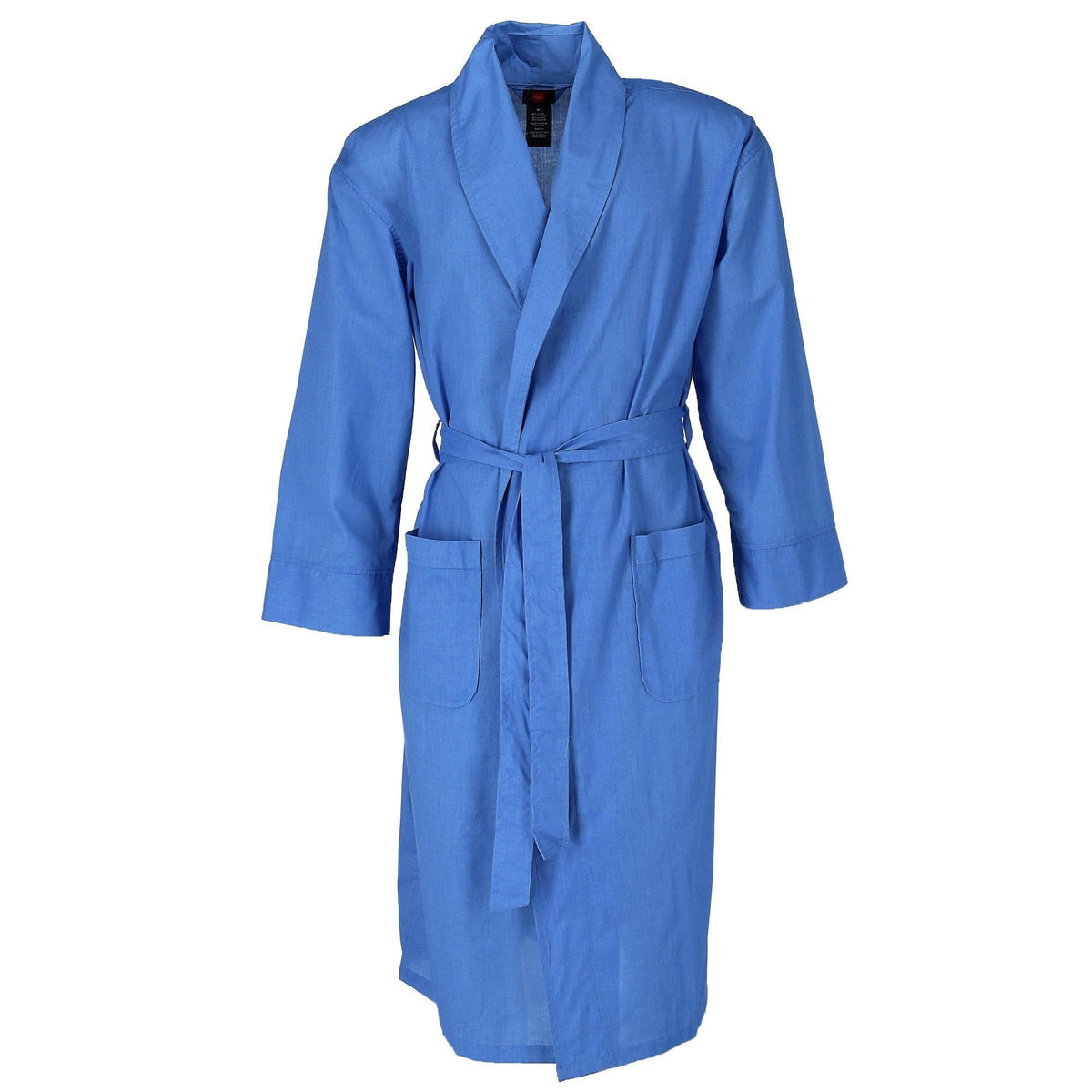 Hanes Men's Big and Tall Lightweight Woven Robe - Blue