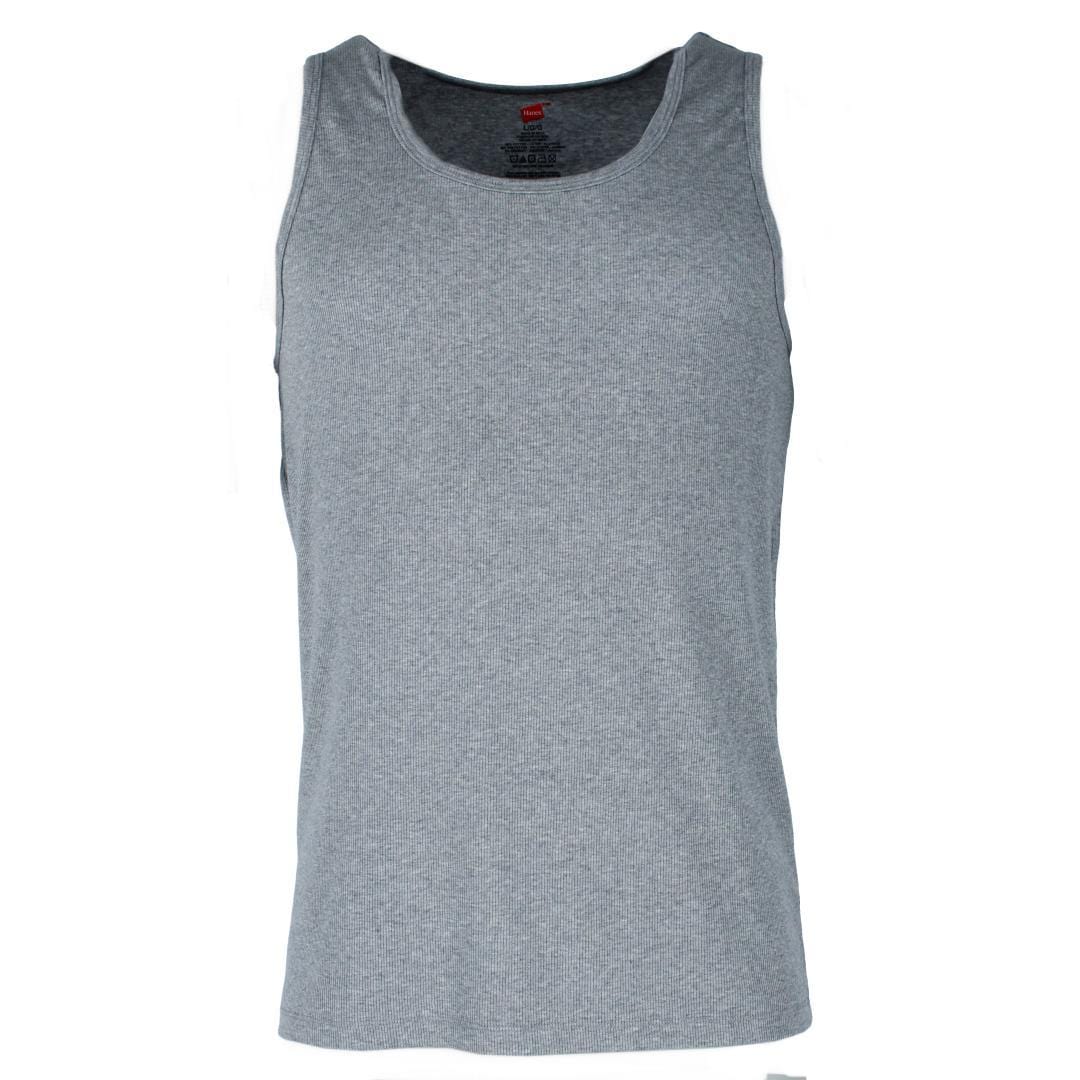 Hanes Men's Tank Top and Woven Pajama Pant Set - Gray/Black Plaid