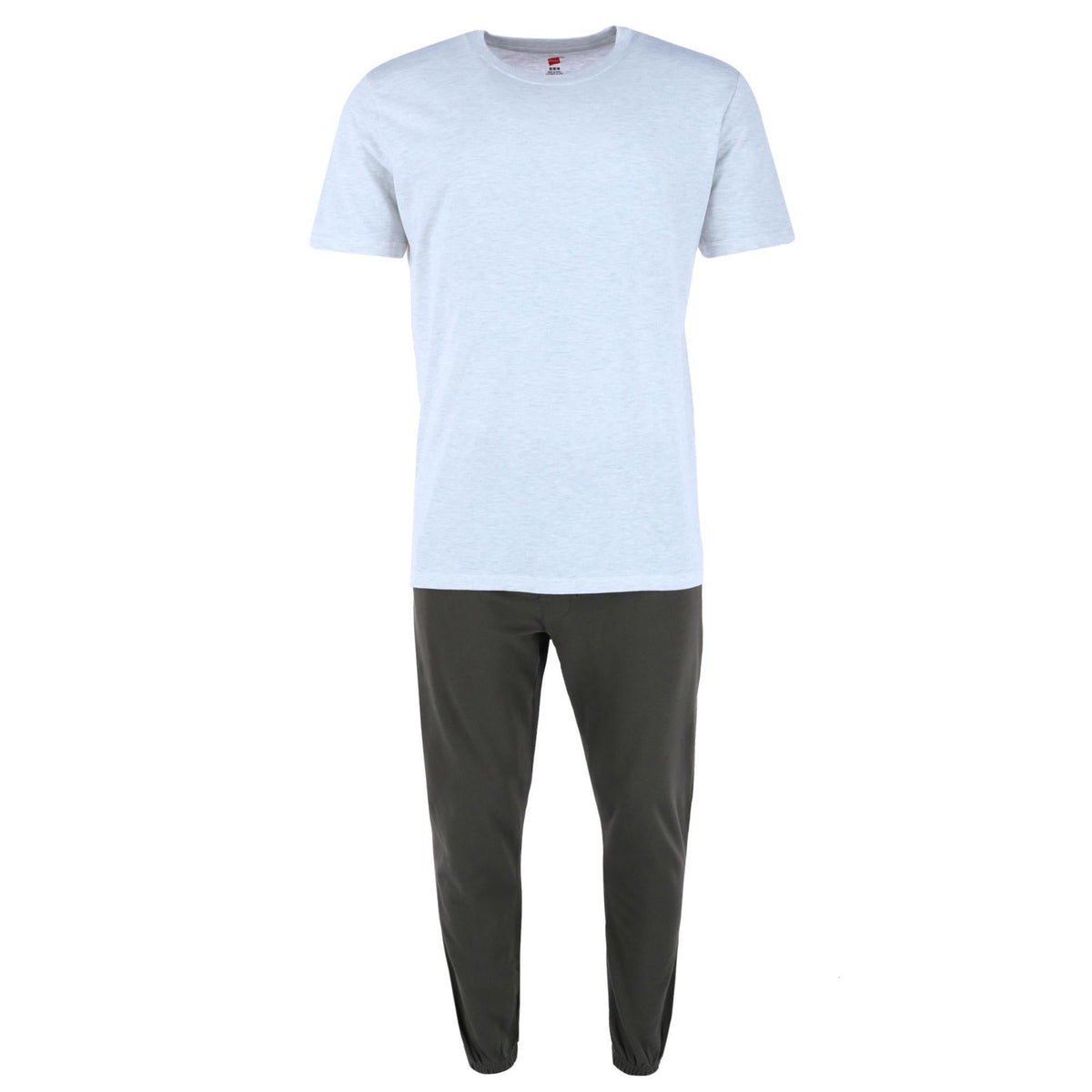 Hanes Men's French Terry Sleep Set - Oatmeal