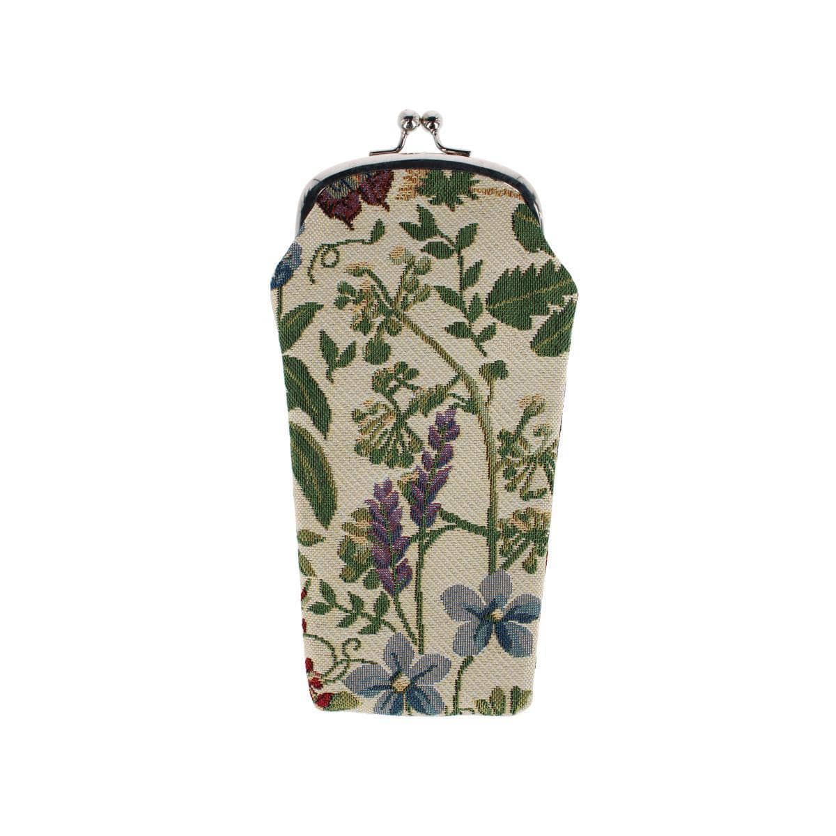 CTM® Women's Garden Print Tapesty Glasses Case - Multiple