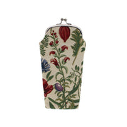 Women's Garden Print Tapesty Glasses Case