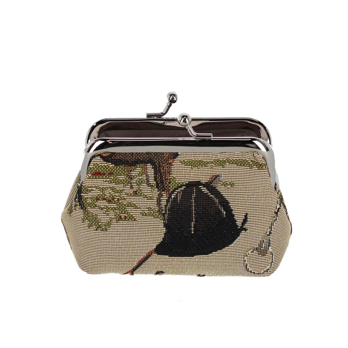 CTM® Women's Horse Themed Tapestry Coin Purse Wallet - Multiple