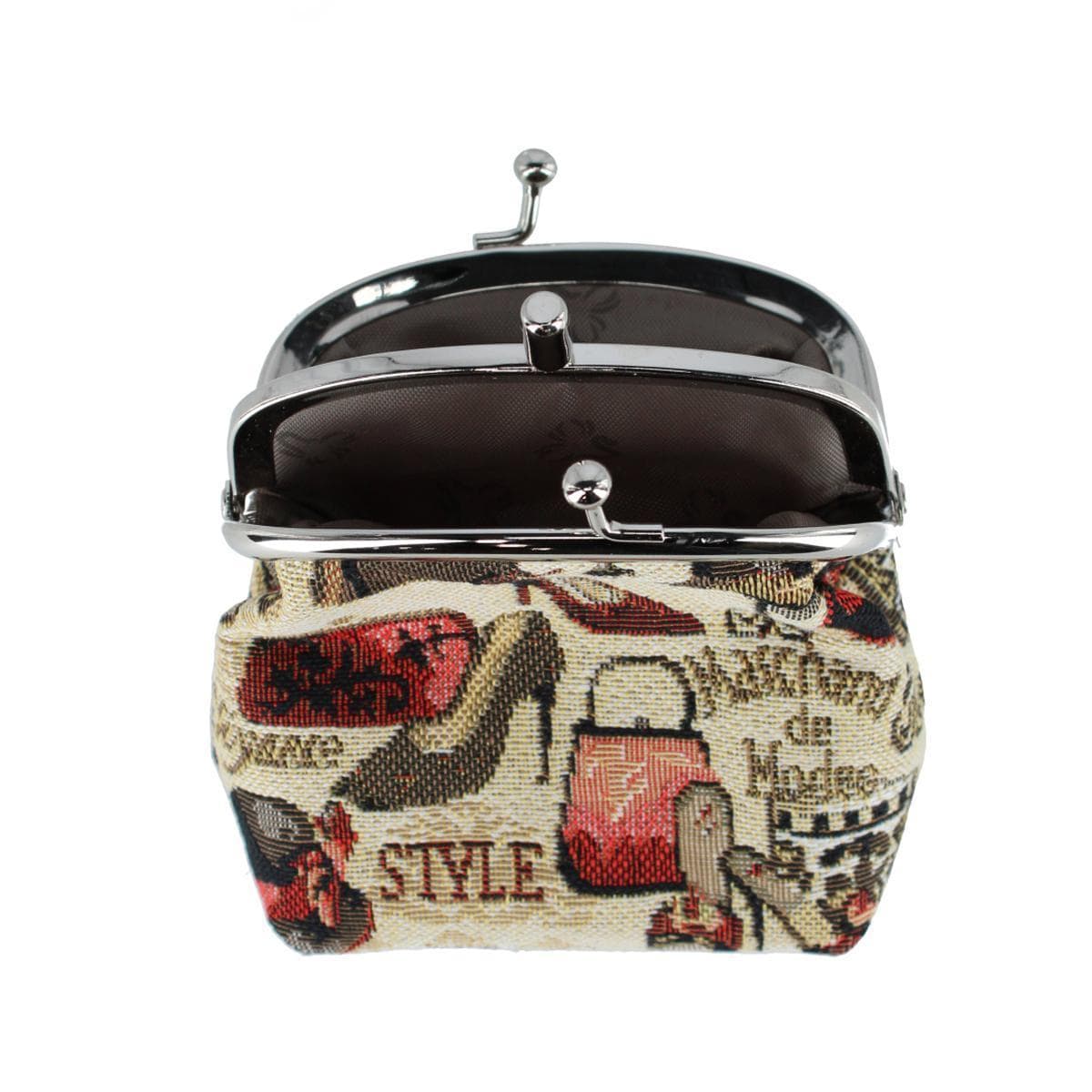 CTM® Women's Boutique Themed Tapestry Coin Purse Wallet