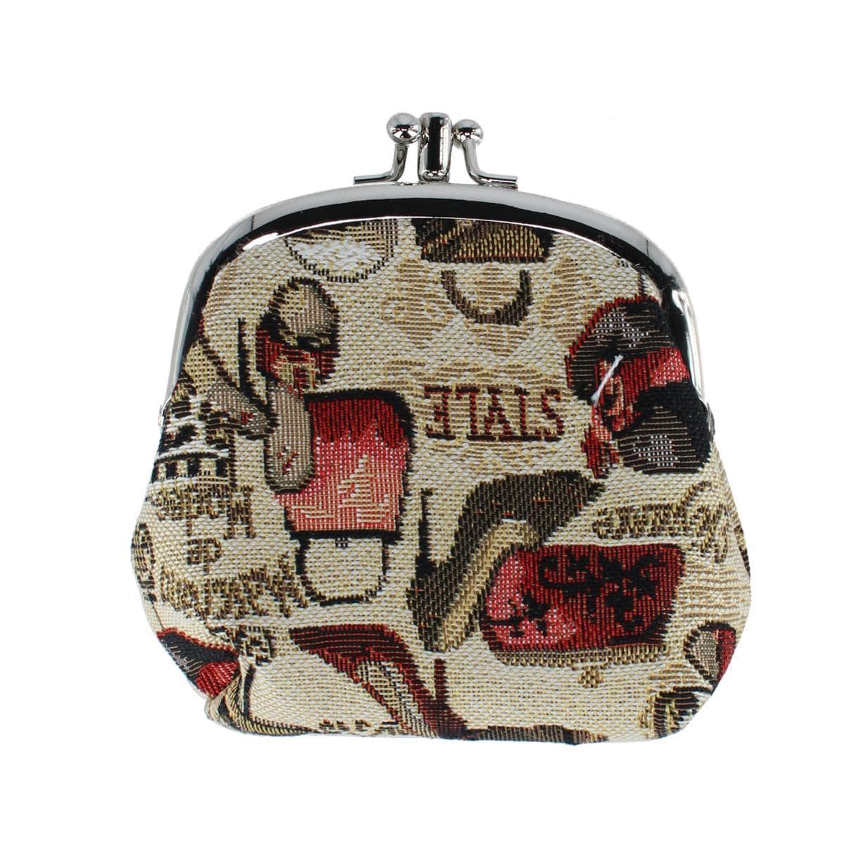 CTM® Women's Boutique Themed Tapestry Coin Purse Wallet - Mulitple
