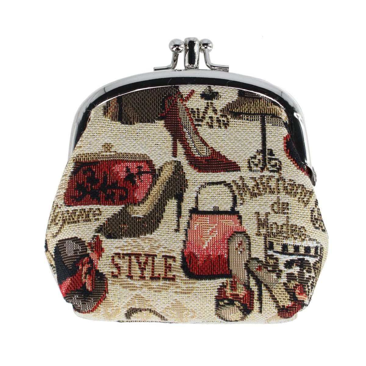 CTM® Women's Boutique Themed Tapestry Coin Purse Wallet - Mulitple