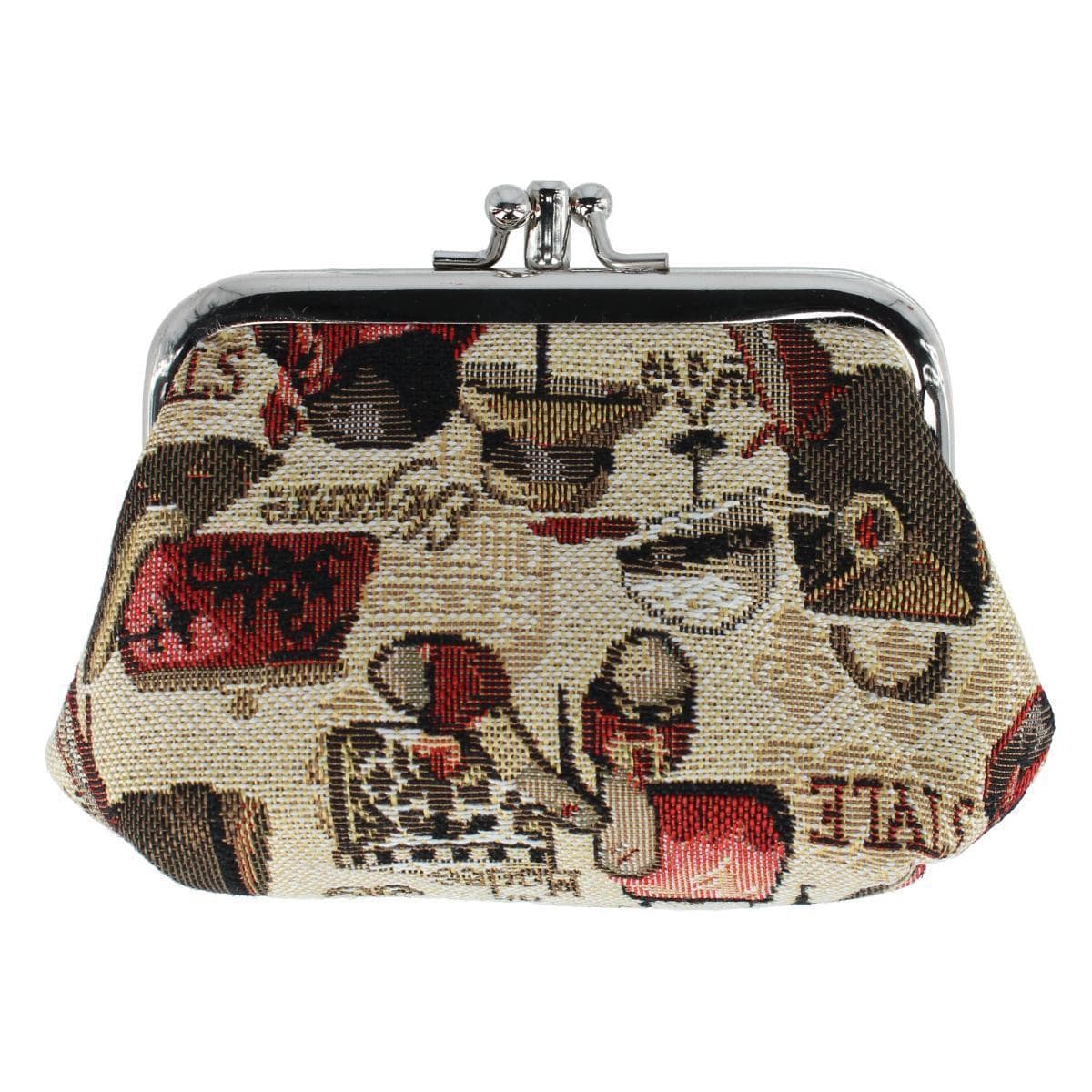 CTM® Women's Boutique Theme Tapestry Coin Purse Wallet - Multiple
