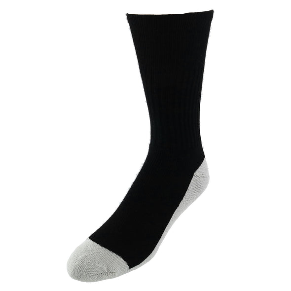 Men's Athletic Health Crew Cotton Blend Socks (3 Pair Pack)