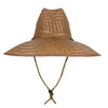 Palm Straw Lifeguard Hat with Wide Brim