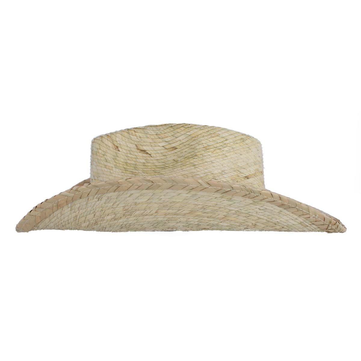 CTM® Unisex Cabo Straw Cowboy Hat with Shapeable Brim - Straw