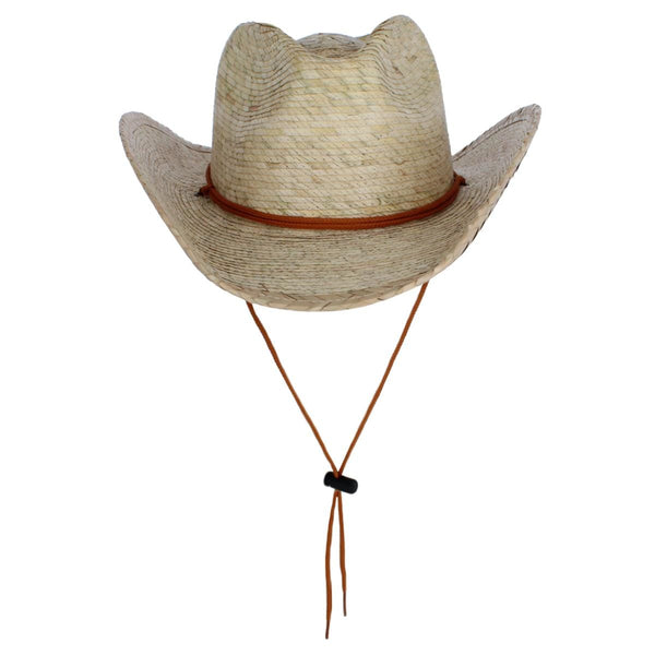 Straw Cowboy Hat with Shapeable Brim, Adjustable Adjustable Straw Cowboy Hat for Men Women, Western Cowgirl  main image 3