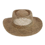 Unisex Twisted Straw Gambler Hat