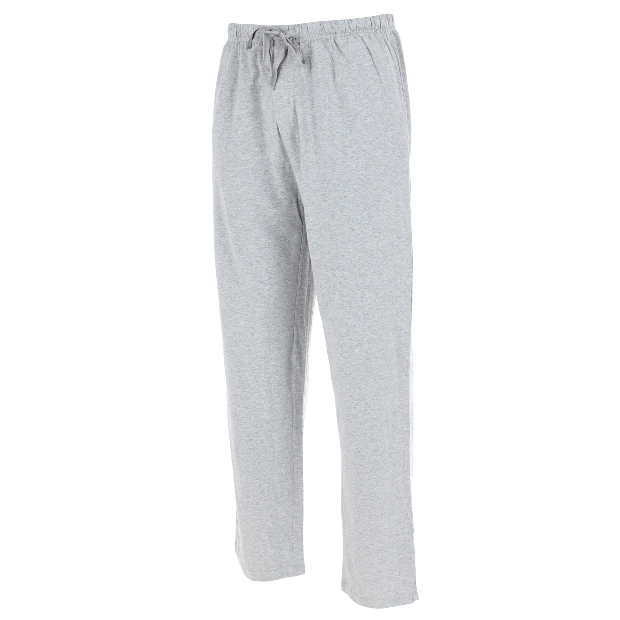 CTM® Men's Cotton Jersey Lounge Pants - Grey
