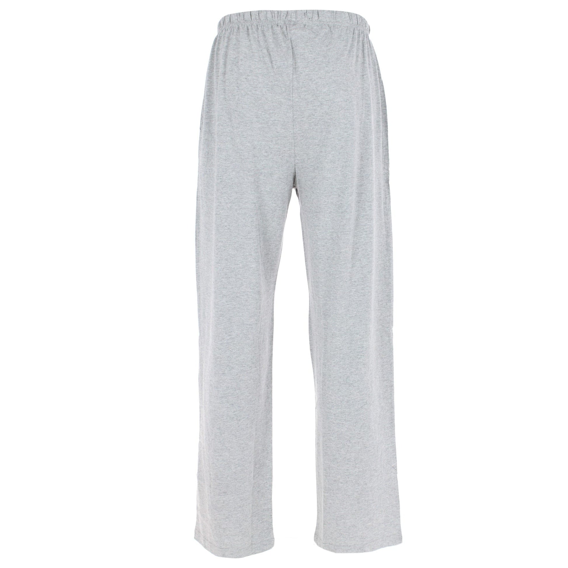 CTM® Men's Cotton Jersey Lounge Pants - Grey