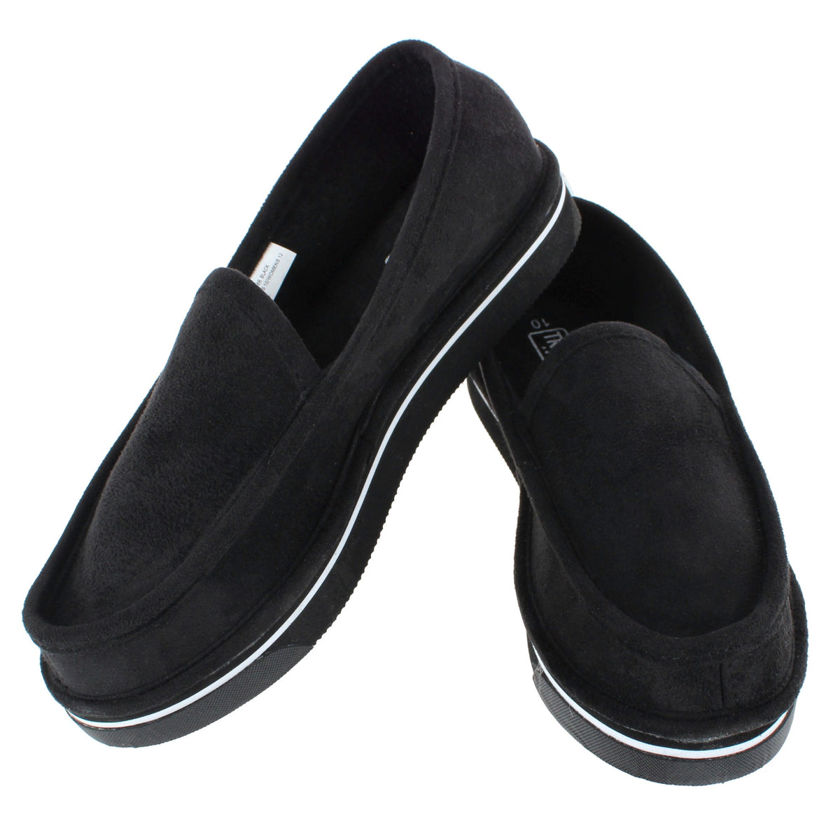 Trooper America Men's Microfiber Slip-On Slippers Indoor Outdoor EVA Sole - Men's Microfiber Slip-On Slippers Indoor Outdoor EVA Sole