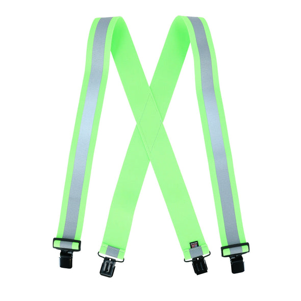 Men's Clip-End Reflective Safety Suspenders
