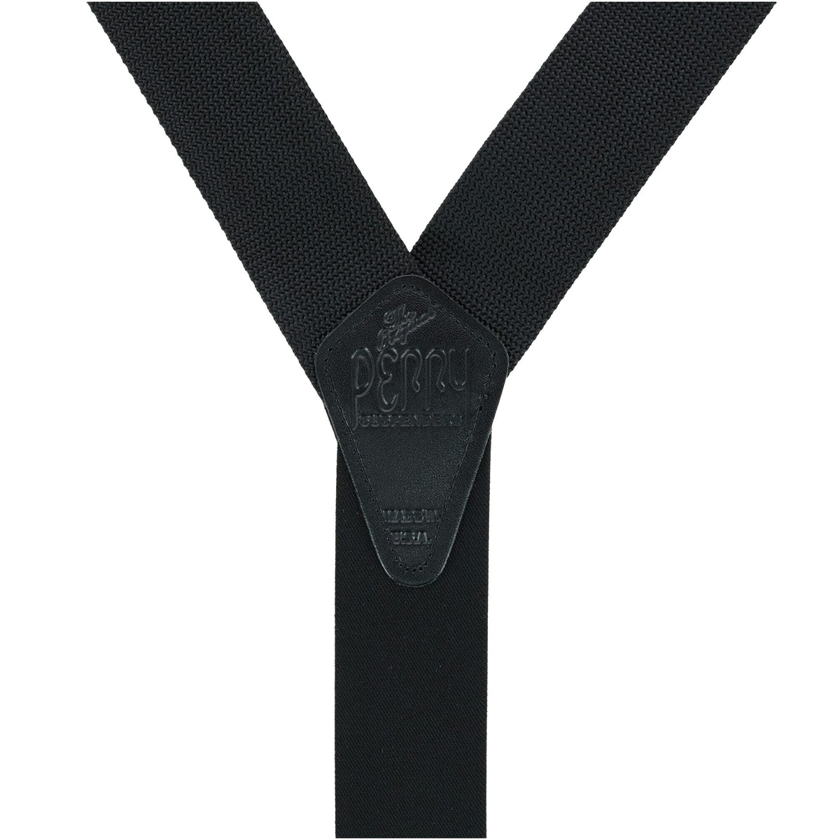Perry Suspenders™ Men's Big & Tall Y-Back Construction Work Suspenders - Black