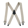 Men's Solid Color X-Back Clip-End Suspenders