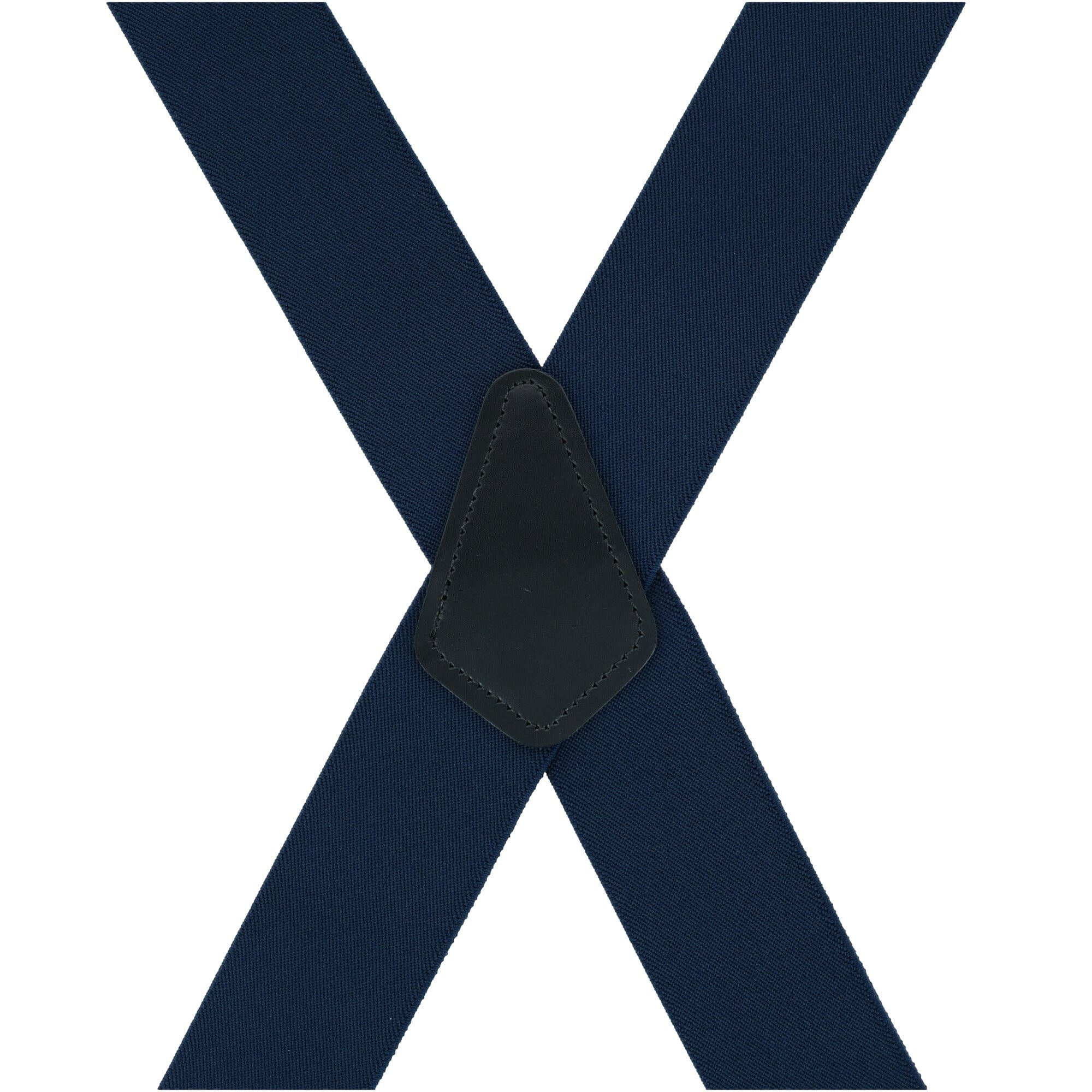 Perry Suspenders™ Men's Big & Tall Solid Color X-Back Clip-End Suspenders - Navy