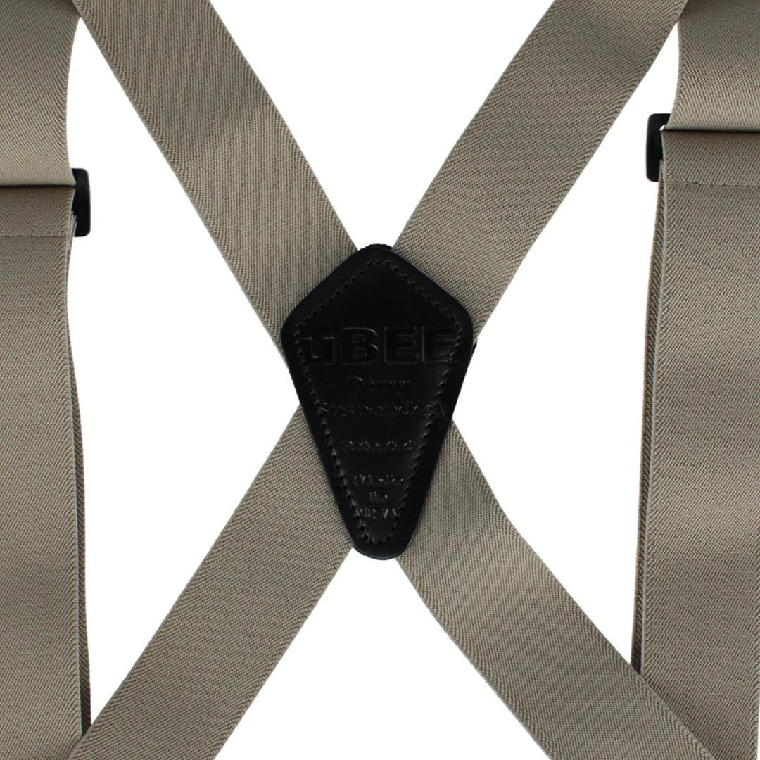 Perry Suspenders™ Men's 1.5 Inch Elastic Outback Ubee Trucker Suspenders - Tan