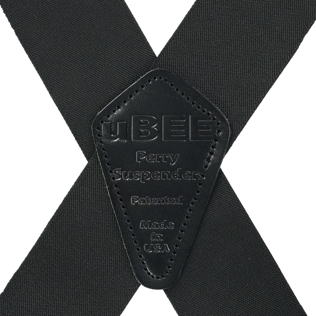 Perry Suspenders™ Men's Elastic Outback Side Clip Ubee Trucker Suspenders - Black