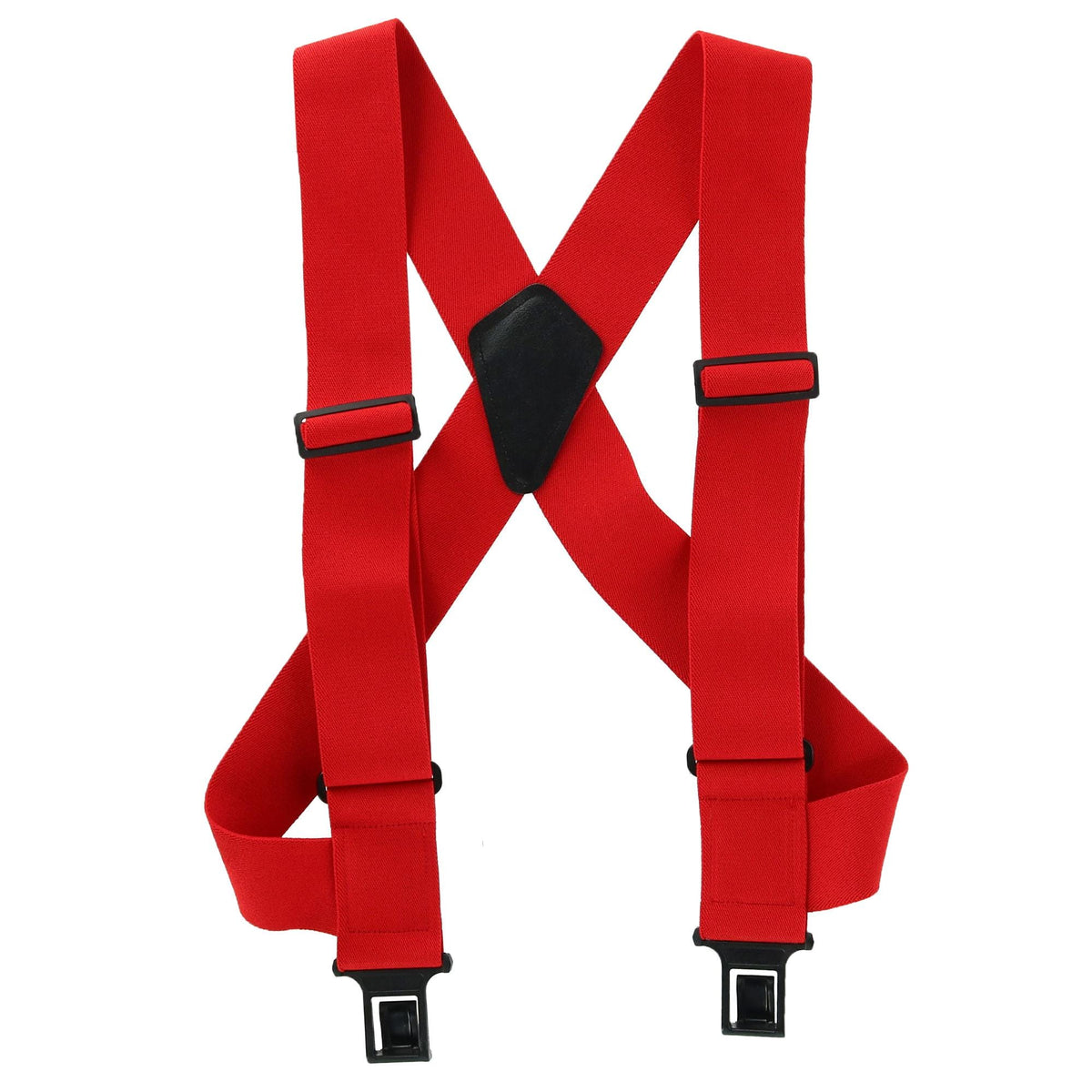 Perry Suspenders™ Men's Elastic Outback Side Clip Ubee Trucker Suspenders - Red