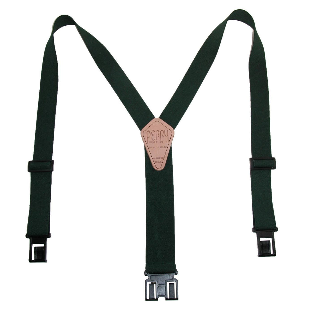 Perry Suspenders™ Men's Elastic 1.5 Inch Wide Hook End Suspenders
