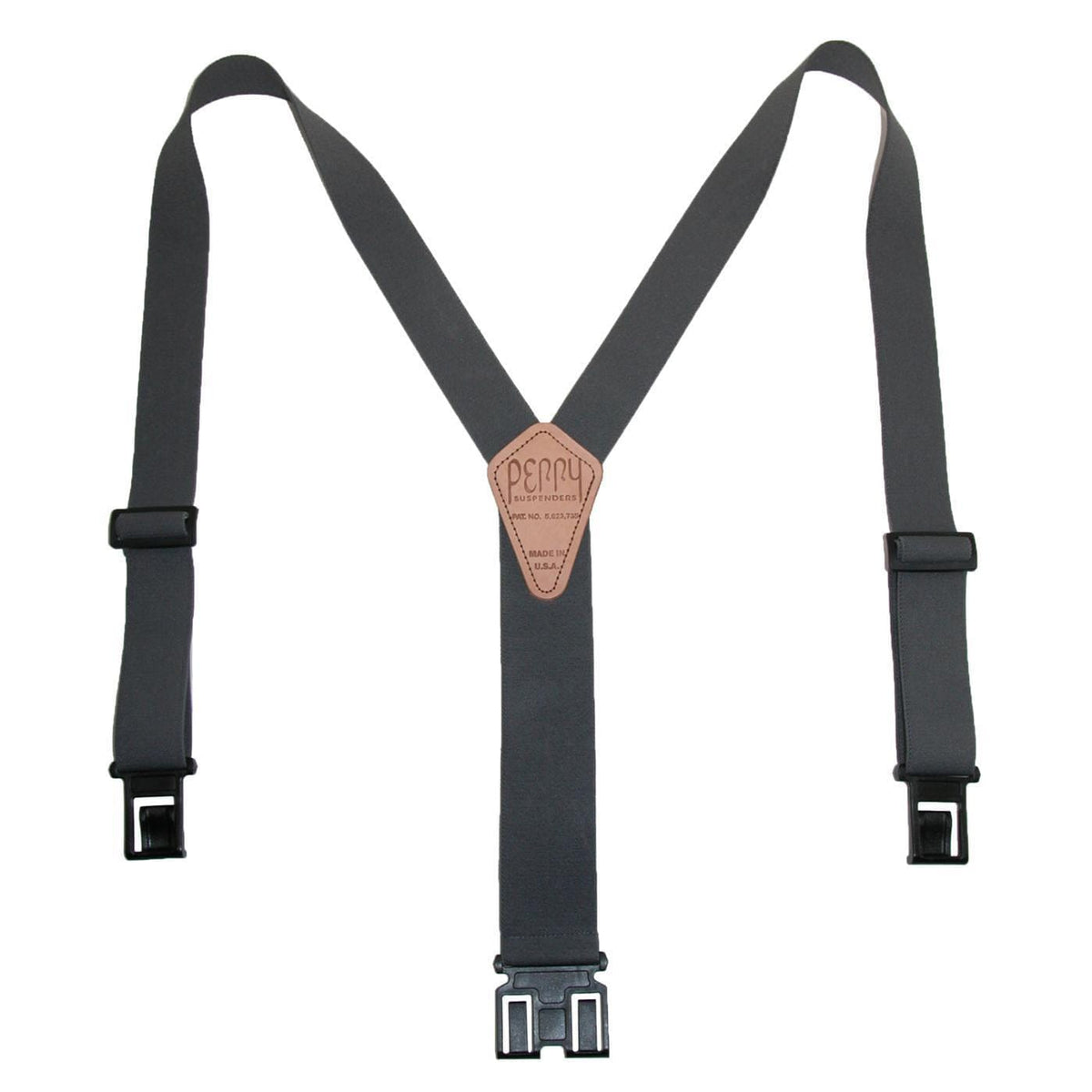 Perry Suspenders™ Men's Elastic 1.5 Inch Wide Hook End Suspenders