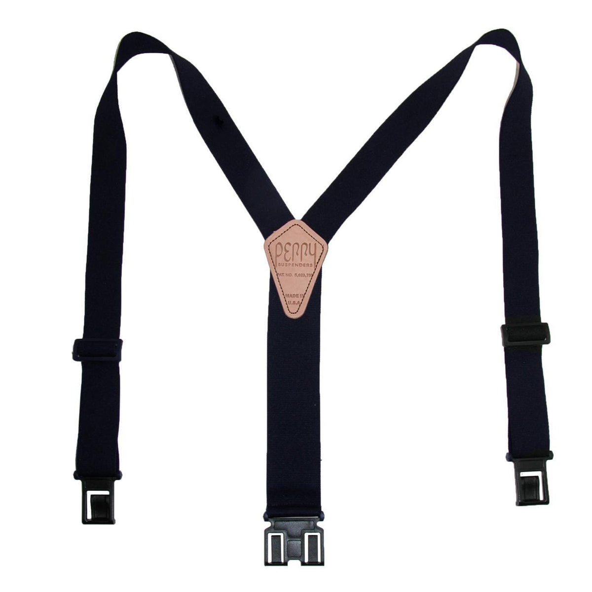 Perry Suspenders™ Men's Elastic 1.5 Inch Wide Hook End Suspenders