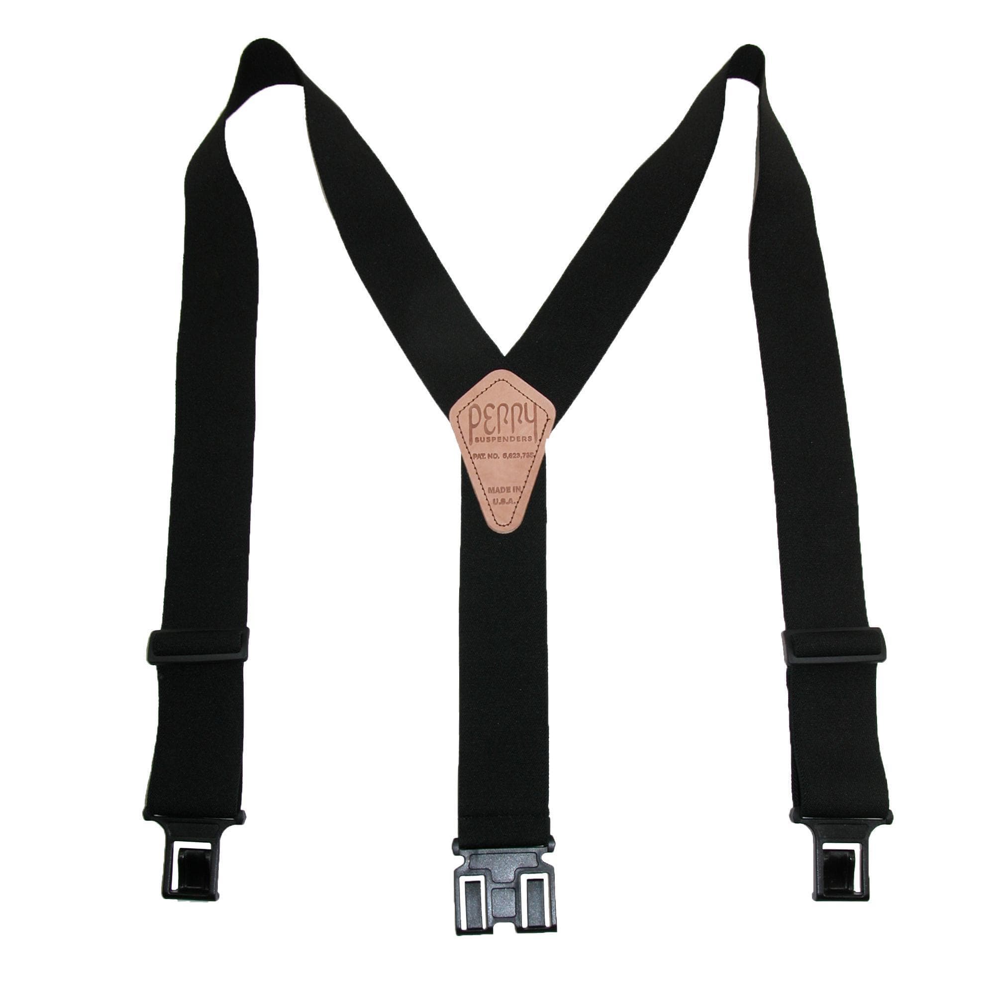 Perry Suspenders™ Men's Elastic 2 Inch Hook End Suspenders (Tall Available)