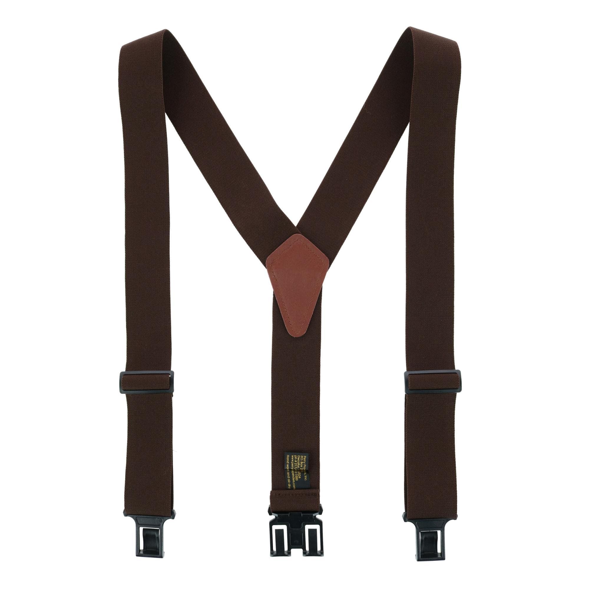 Perry Suspenders™ Men's Elastic 2 Inch Hook End Suspenders (Tall Available)