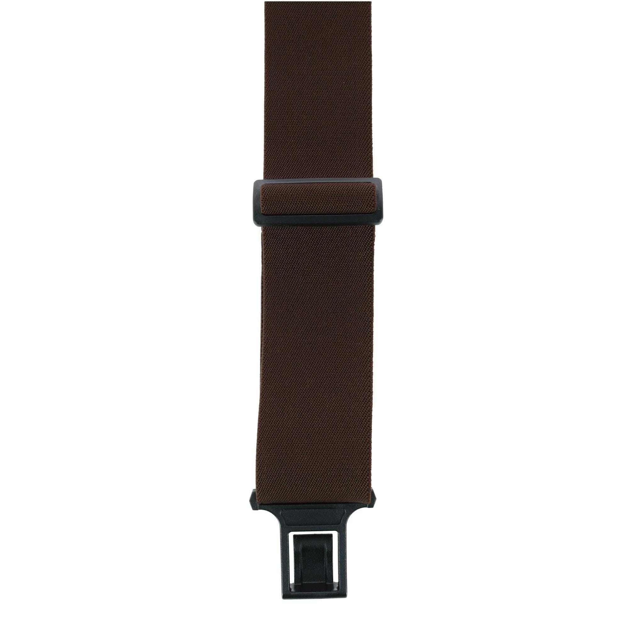 Perry Suspenders™ Men's Elastic 2 Inch Hook End Suspenders (Tall Available) - Brown