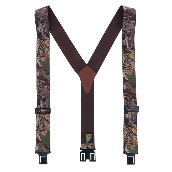 Men's Elastic Hook End Camouflage Suspenders (Tall Available)