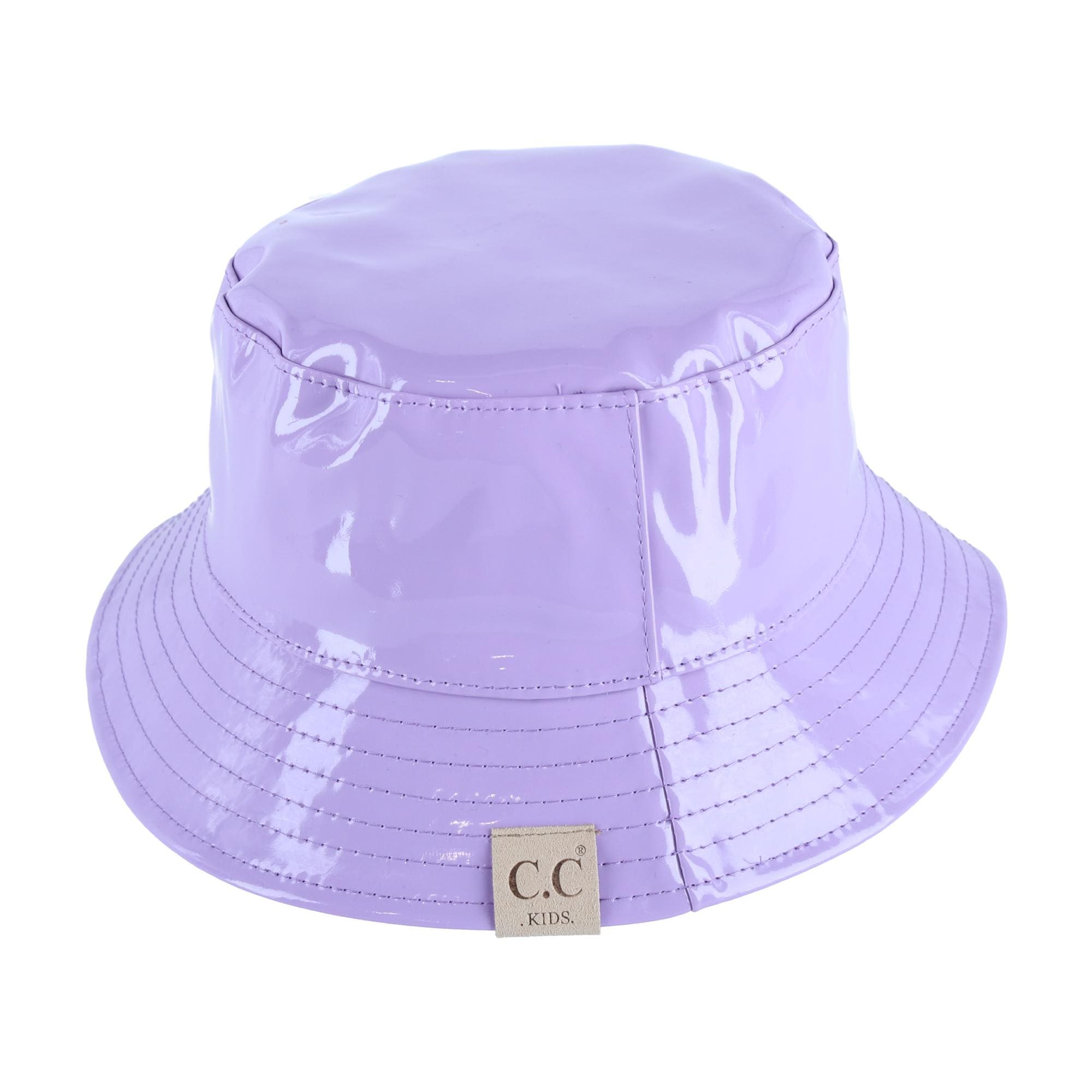 C.C Girl's Shiny Rain Bucket Hat - Lavender