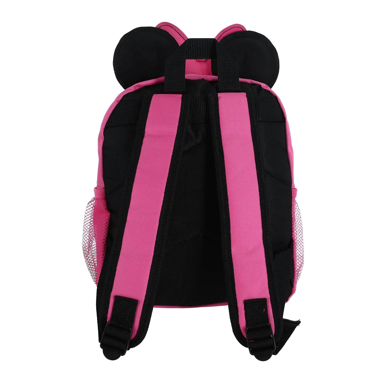 Disney Girl's 12-inch Minnie Mouse Big Face Backpack - Pink