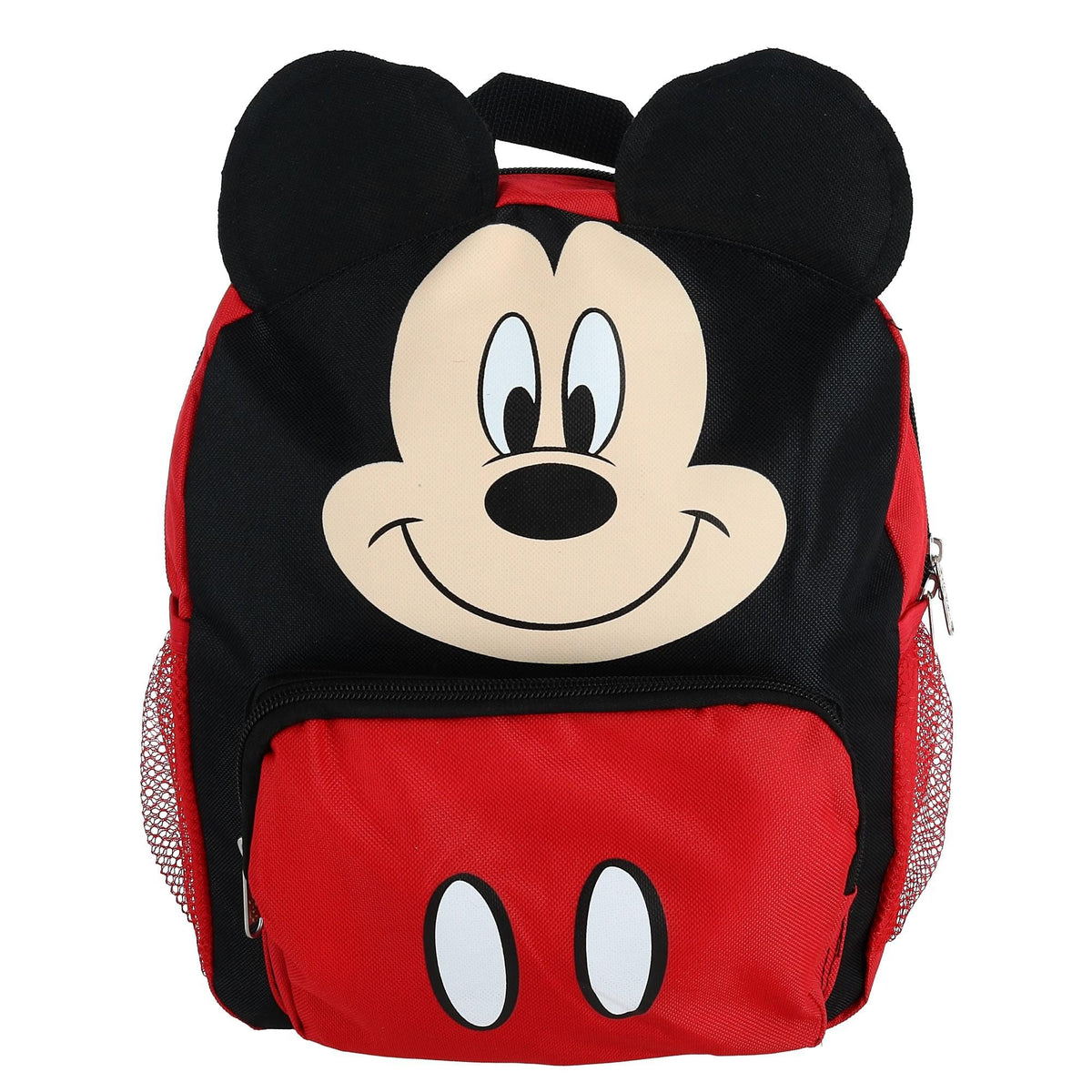 Disney Kids' 12-inch Big Face Mickey Mouse Backpack - Red