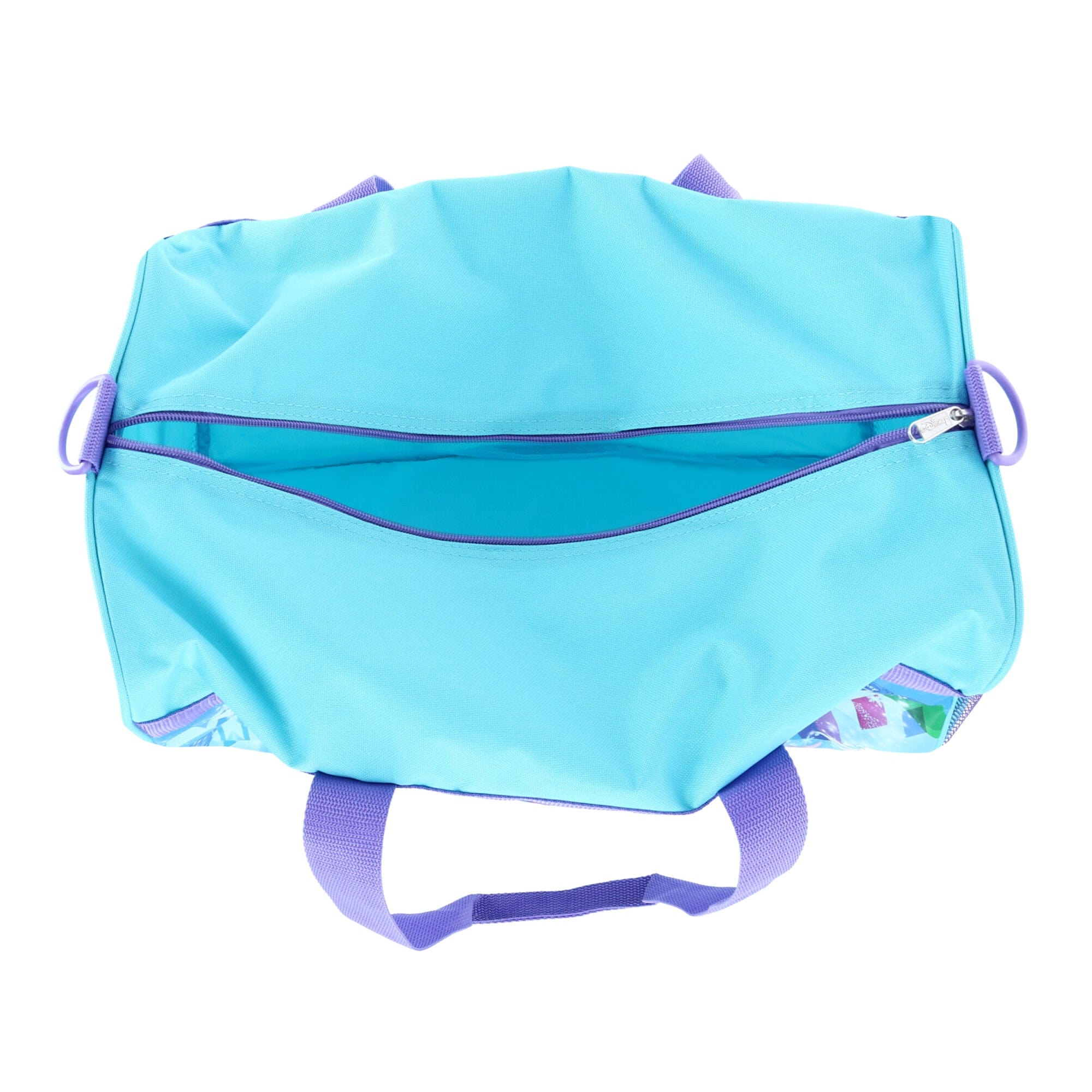 disney collection frozen anna travel bag duffel bag Girls Disney Frozen Sisters Duffel Bag 18" Blue Purple Anna Elsa