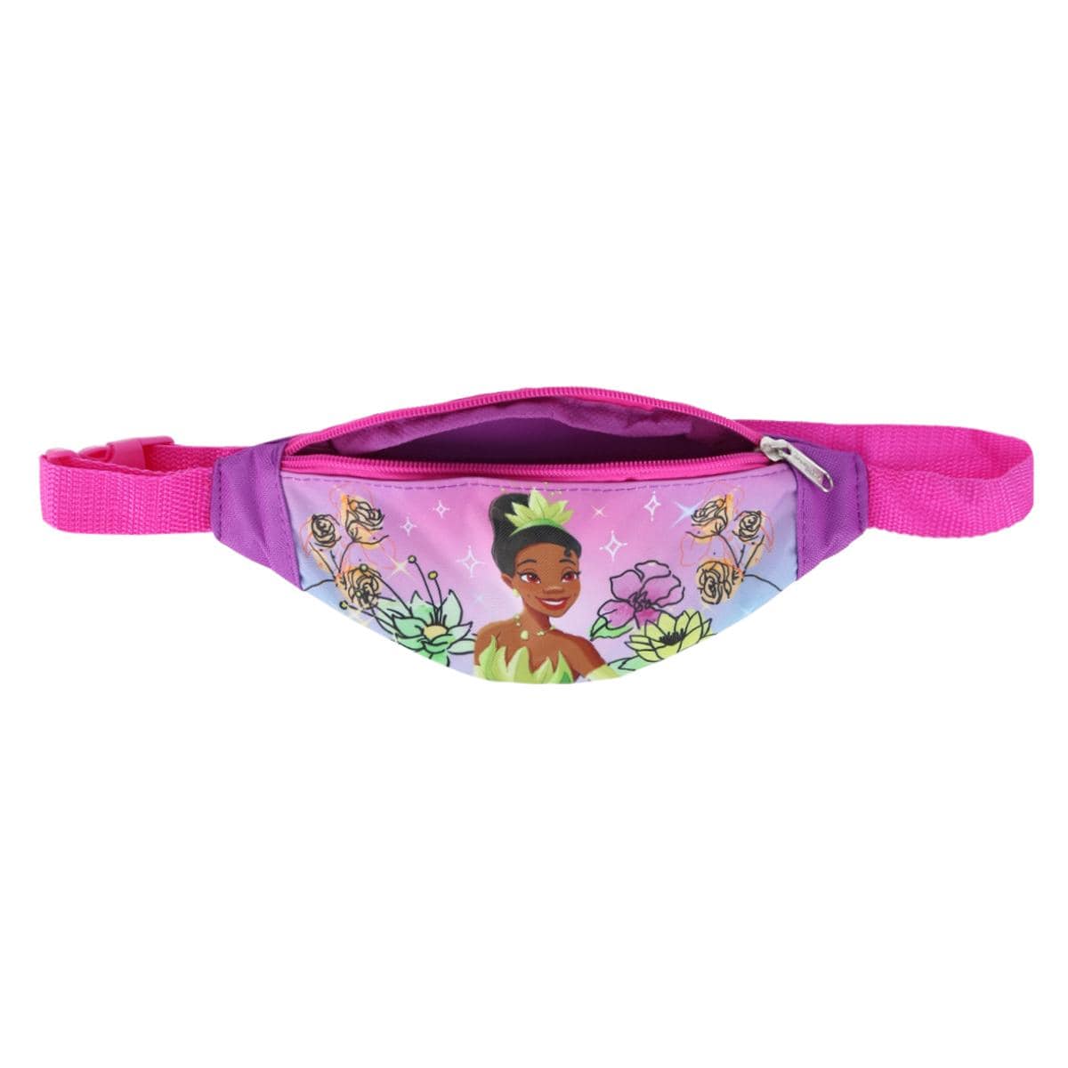 CTM® Girls Princess Tiana Waist Pack - Purple