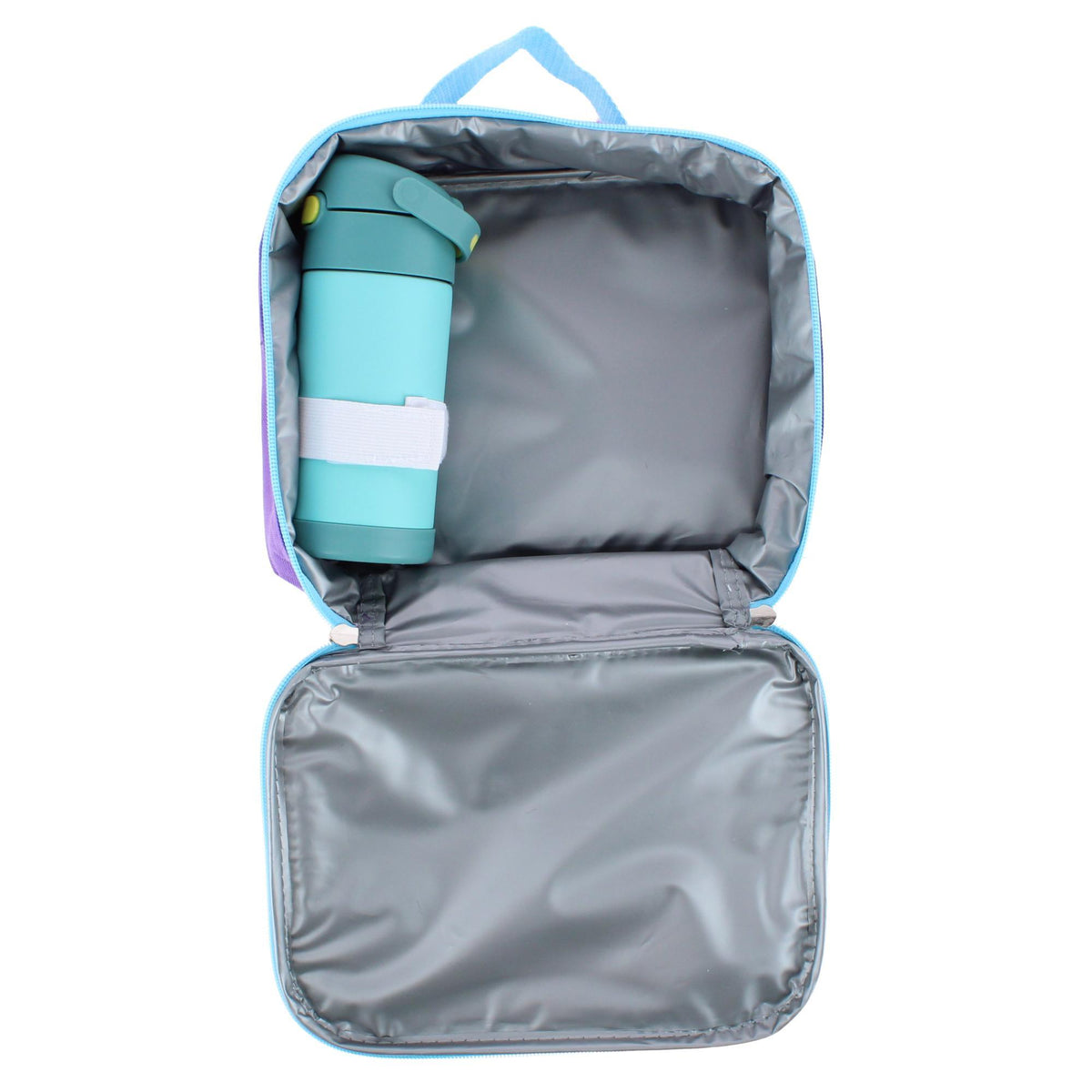 CTM® Girl's Frozen Anna & Elsa Lunchbox - Light Blue